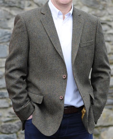 made in donegal tweed jacket.